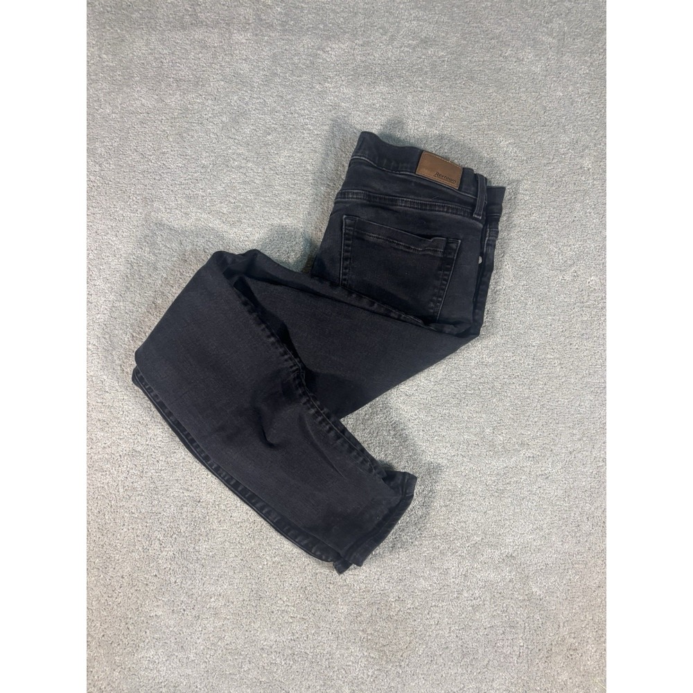 Revtown Jeans Womens 29 Black Denim Stretch Ankle Skinny Mid Rise
